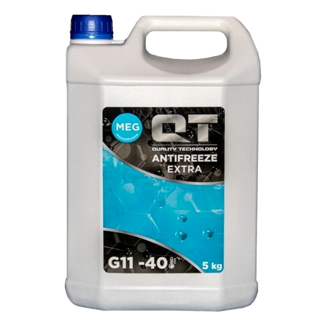 Готовий антифриз QT MEG Extra синій G11 -40 °C 5 л (QT563405) - zapix