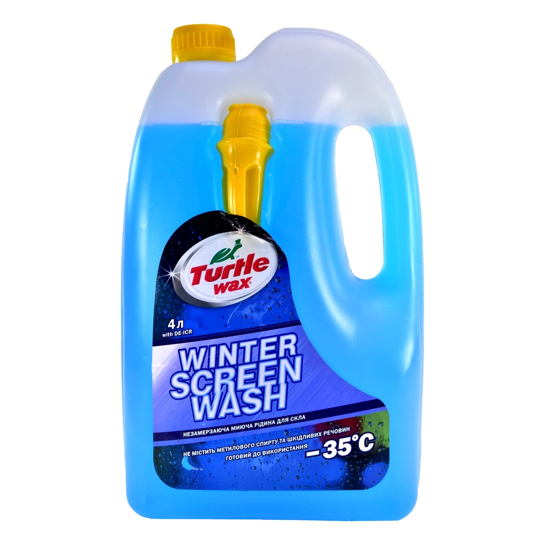 Омыватель стекла готовый зимний -35°С TURTLE WAX Liquid Fire лимон 4 л W4044 - zapix