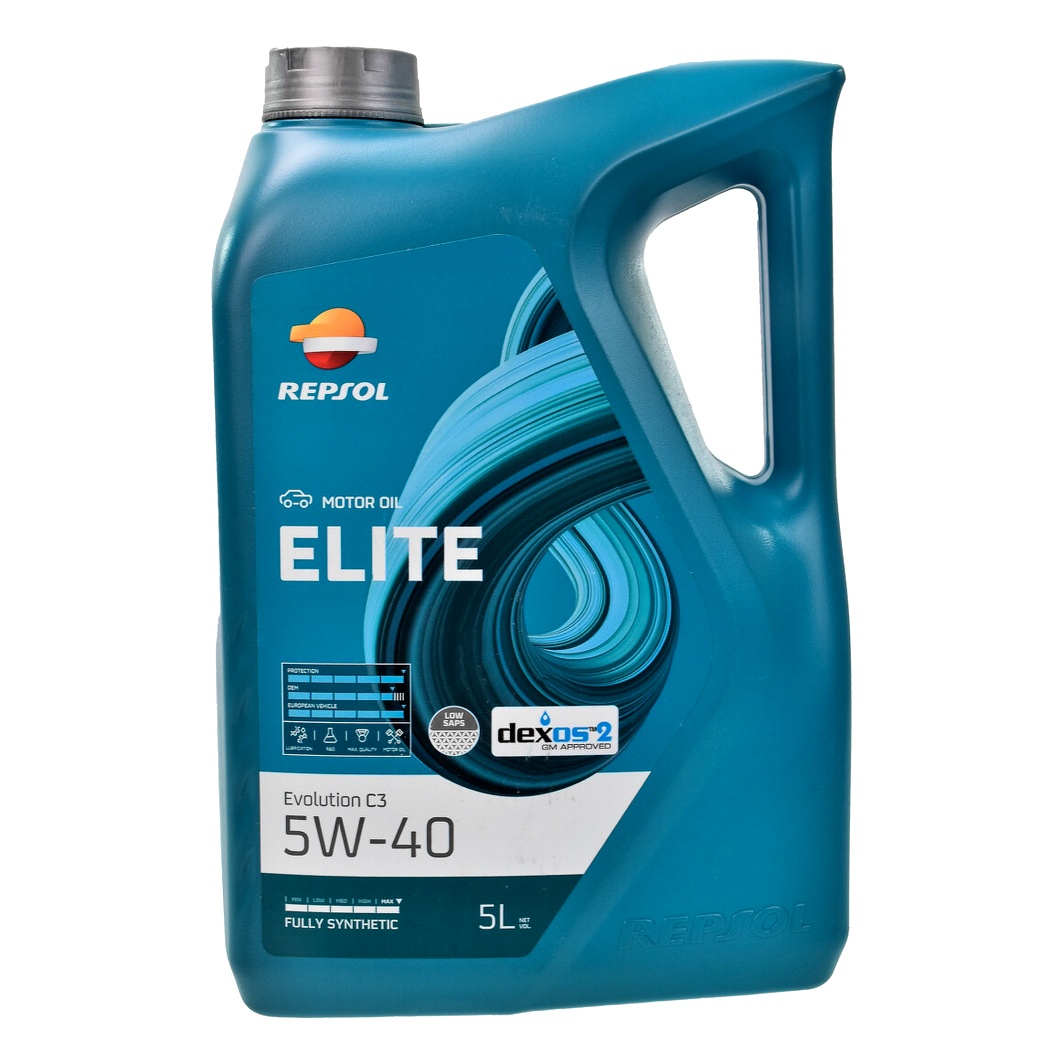 Моторна олива REPSOL Elite Evolution C3 5W-40 5 л (RPP0053JFB) - zapix
