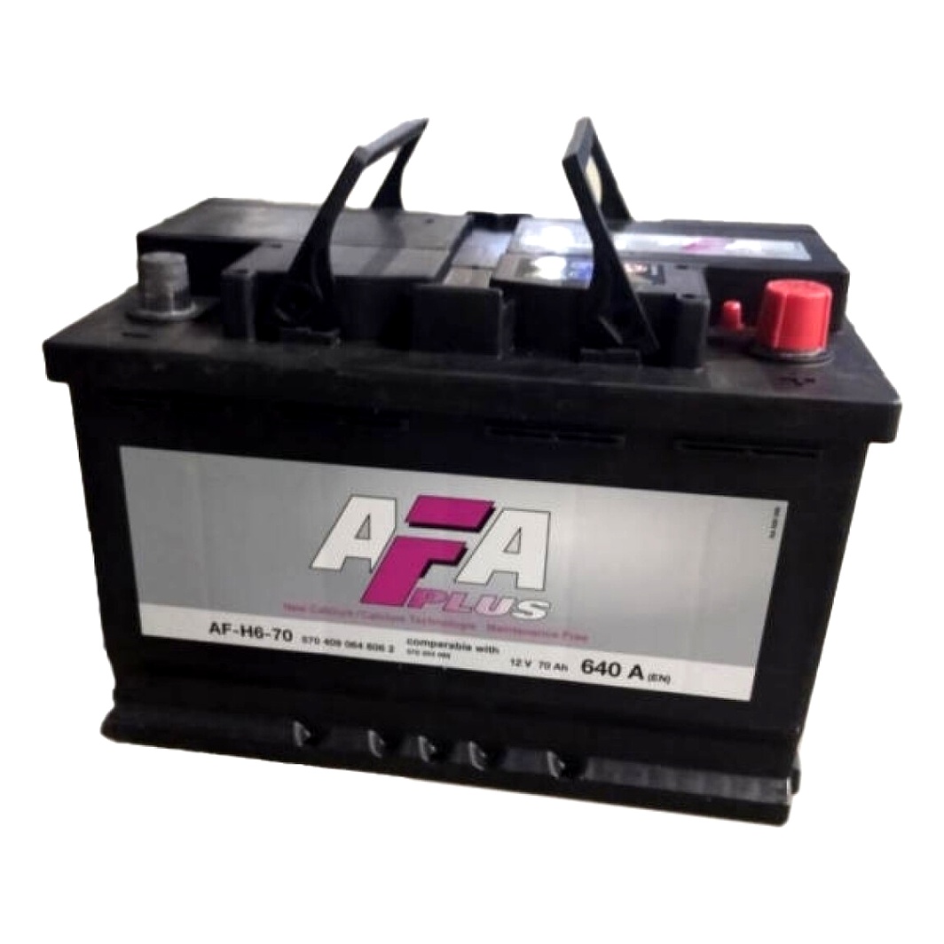 Акумулятор AFA 12V 70Ah 640A R+ 570409064 - zapix