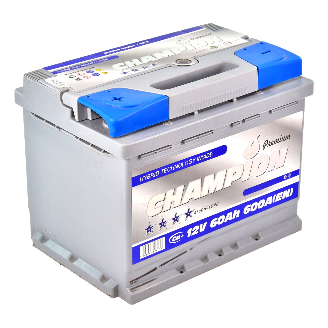 Акумулятор CHAMPION Premium 12V 60Ah 600A L+ CHGP601 - zapix