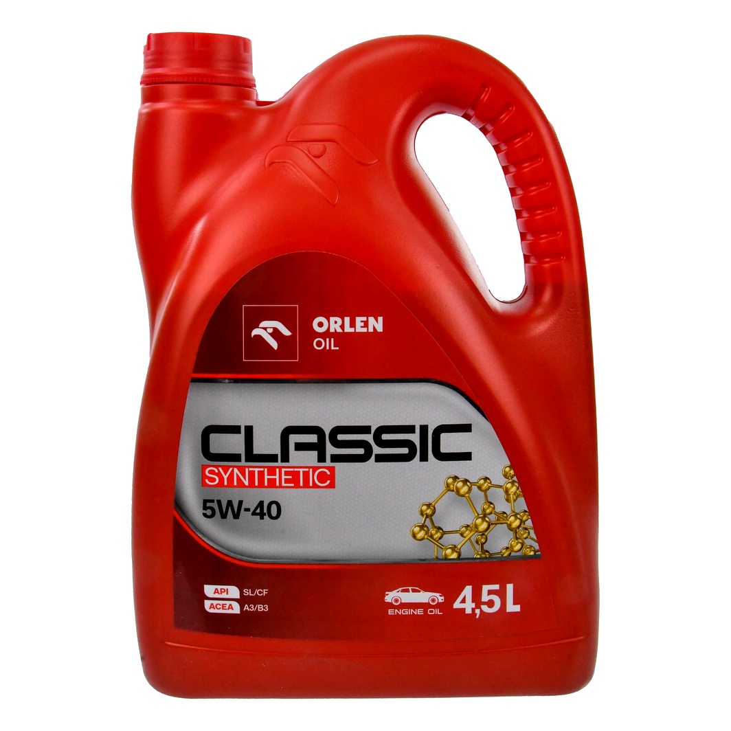 Моторное масло ORLEN Classic 5W-40 4.5 л (QFO879B60) - zapix