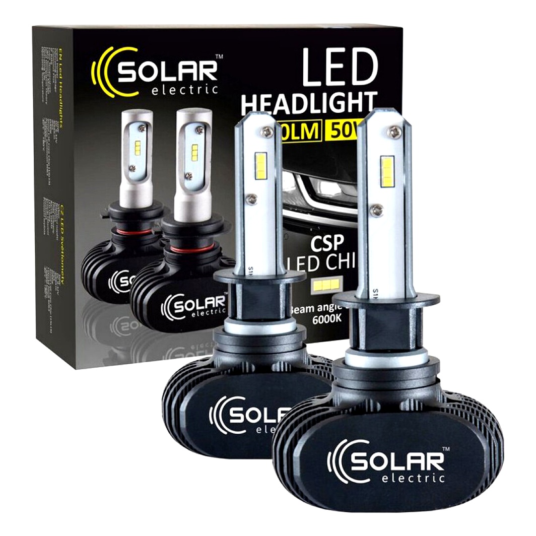 Автолампа LED (світлодіодна) SOLAR H1 50W 12V 8601 - zapix