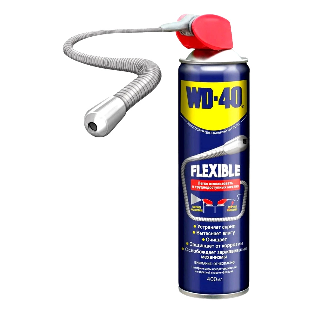 Смазка WD-40 Flexible универсальная 400 мл (WD40FLEXIBLE400ML) - zapix