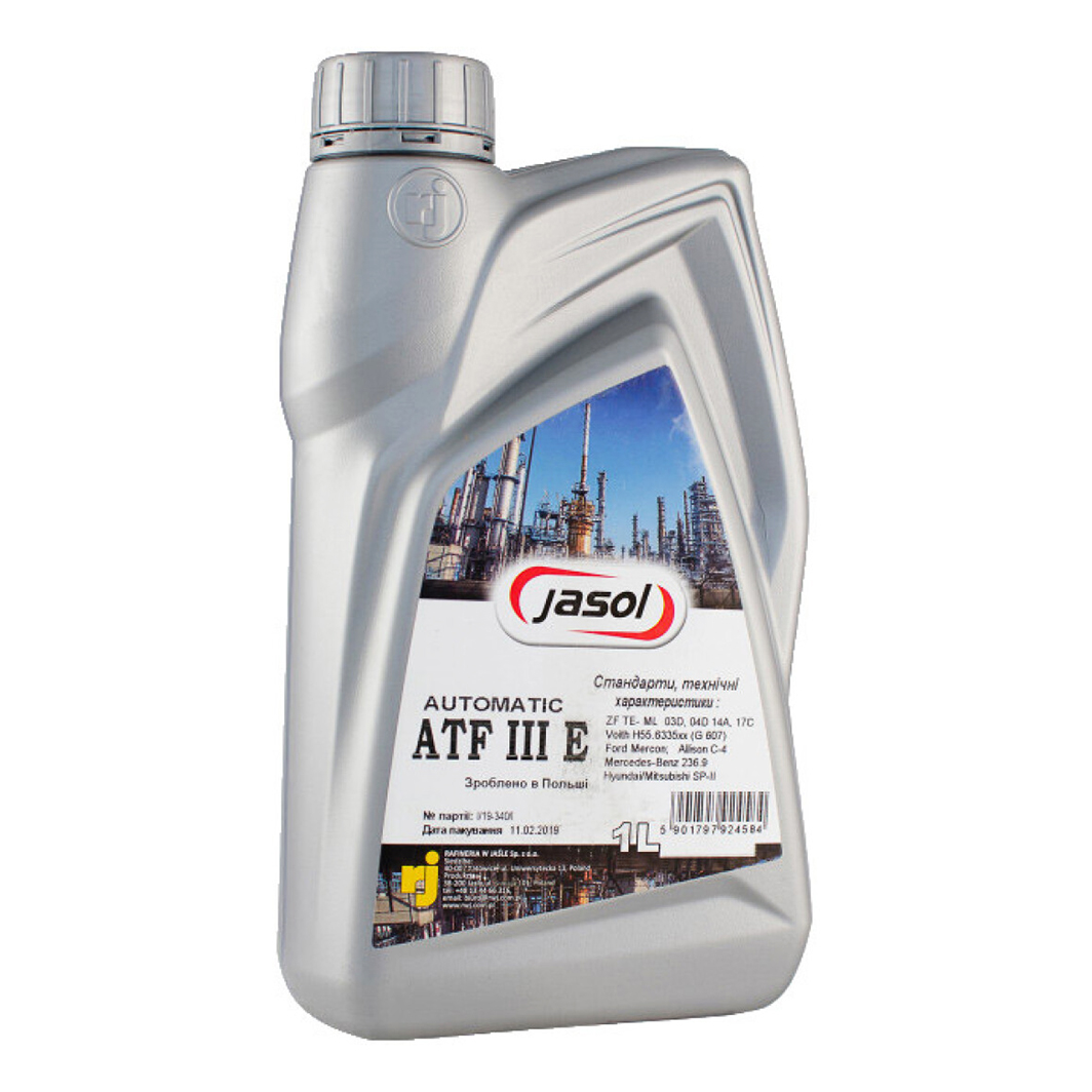 Трансмісійна олива JASOL ATF III E 1 л 325101 - zapix