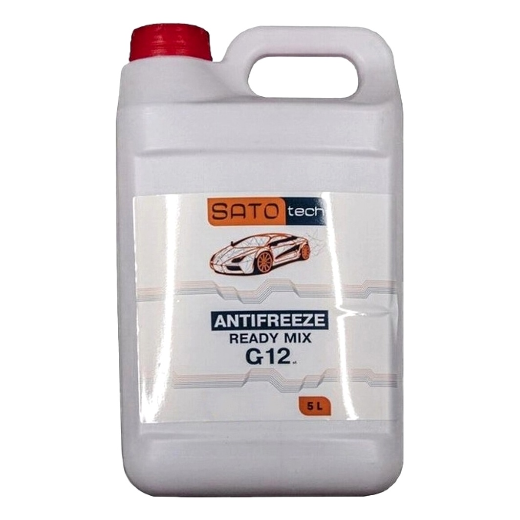 Готовий антифриз SATO TECH Ready Mix червоний G12 -35 °C 5 л (G1205RRM) - zapix