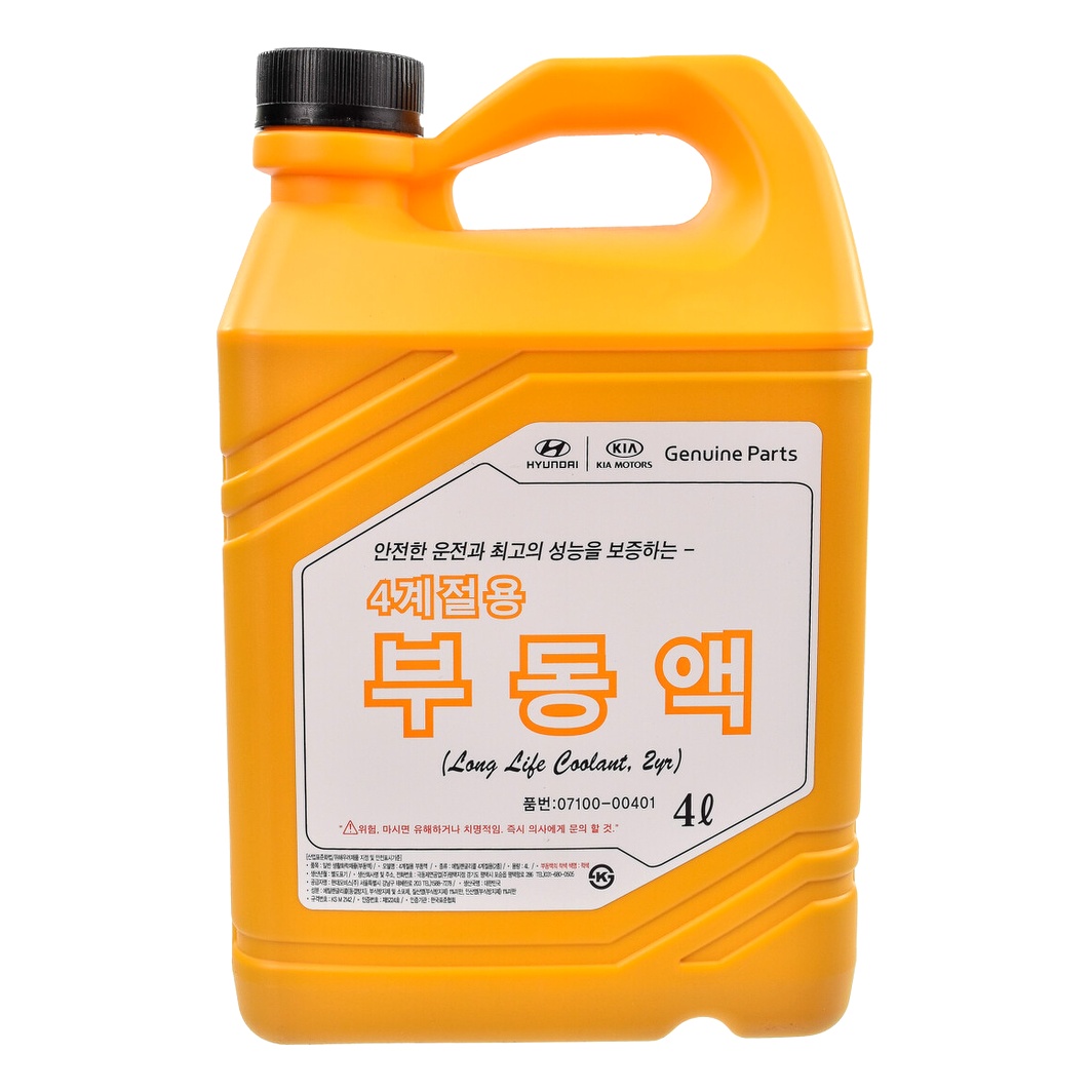 Концентрат антифризу HYUNDAI / KIA Long Life Coolant червоний G12/G12+ 4 л (0710000401) - zapix