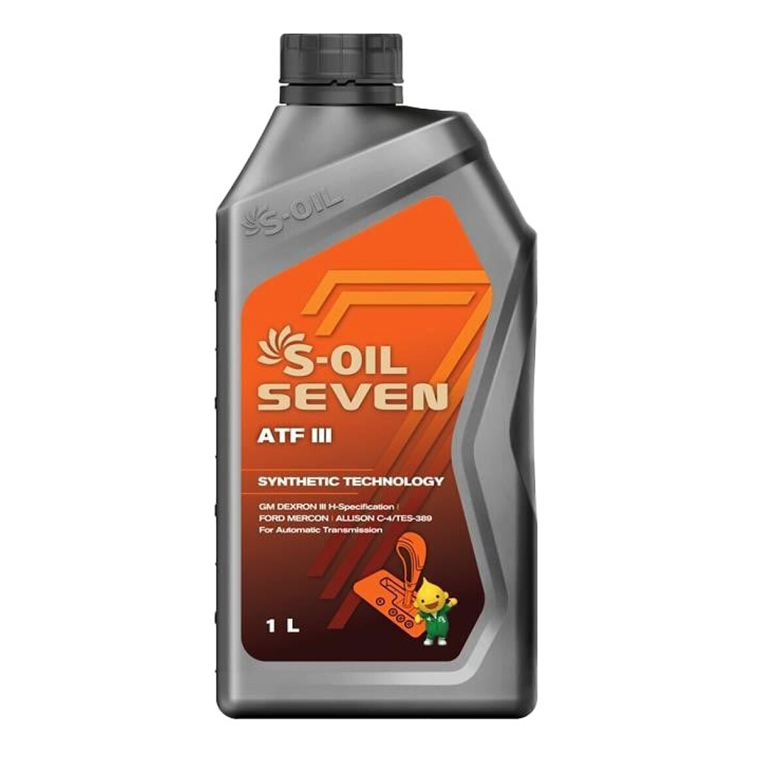 Трансмиссионное масло S-OIL Seven ATF III 1 л SDATFIII1 - zapix