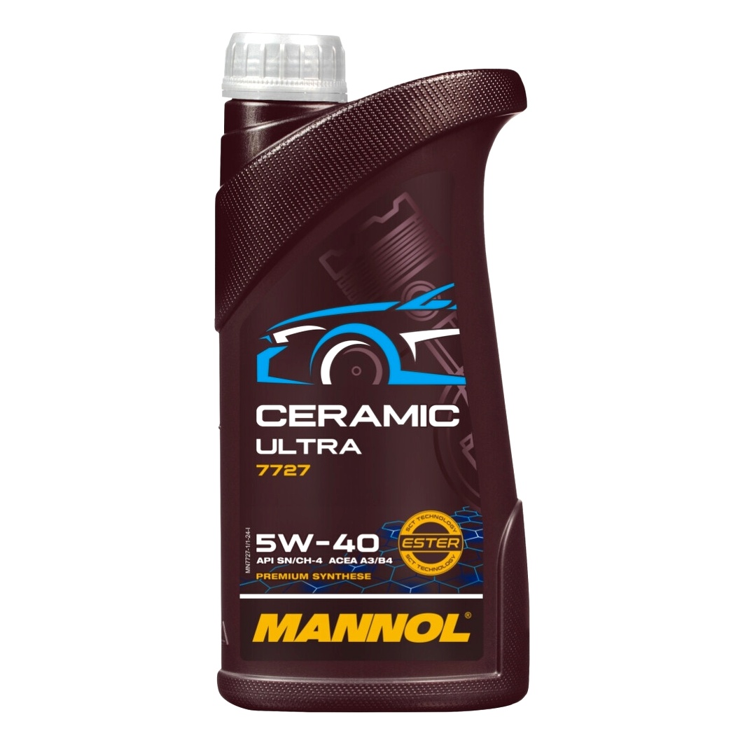 Моторна олива MANNOL Ceramic Ultra 5W-40 1 л (MN77271) - zapix