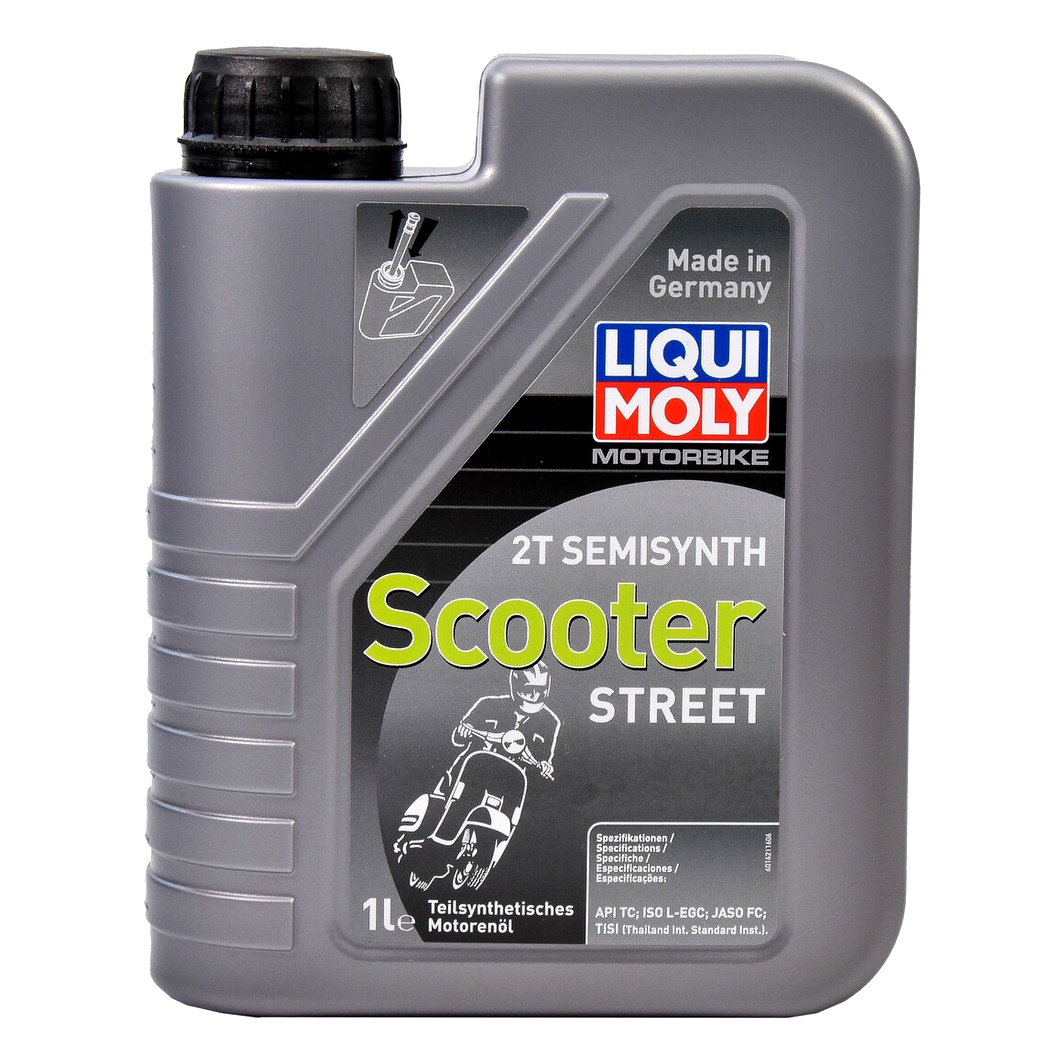 Моторное масло LIQUI MOLY Motorbike Scooter Street 2T полусинтетическое 1 л 3983 - zapix