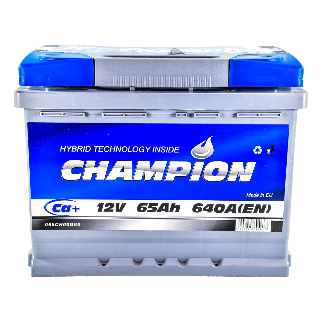 Акумулятор CHAMPION Standard 12V 65Ah 640A R+ CHG650 - zapix