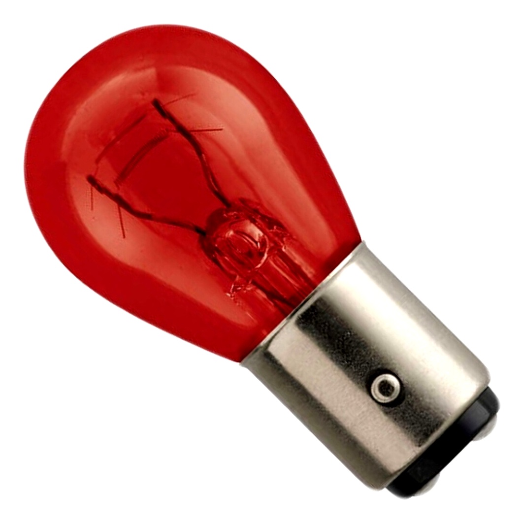 Автолампа розжарювання PHILIPS Vision PR21/5W BAW15d 5W 12V червона 12495CP10 - zapix