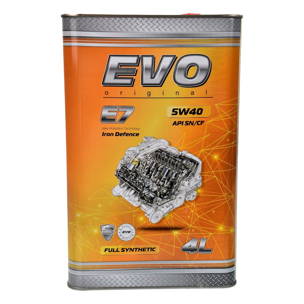 Моторное масло EVO E7 5W-40 4 л (EVOE75W404L) - zapix