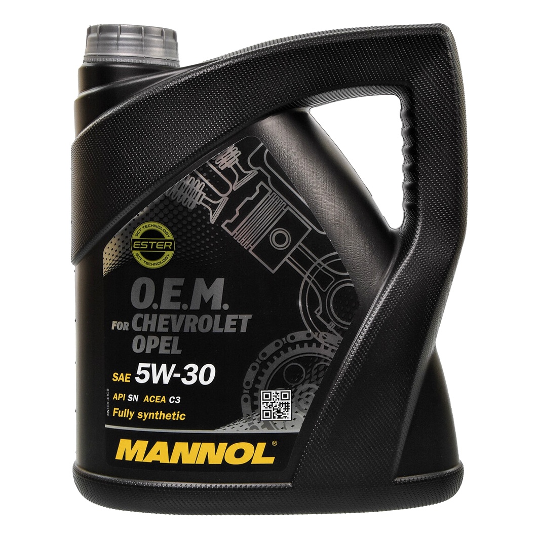 Моторна олива MANNOL O.E.M. For Chevrolet Opel 5W-30 4 л (MN77014) - zapix