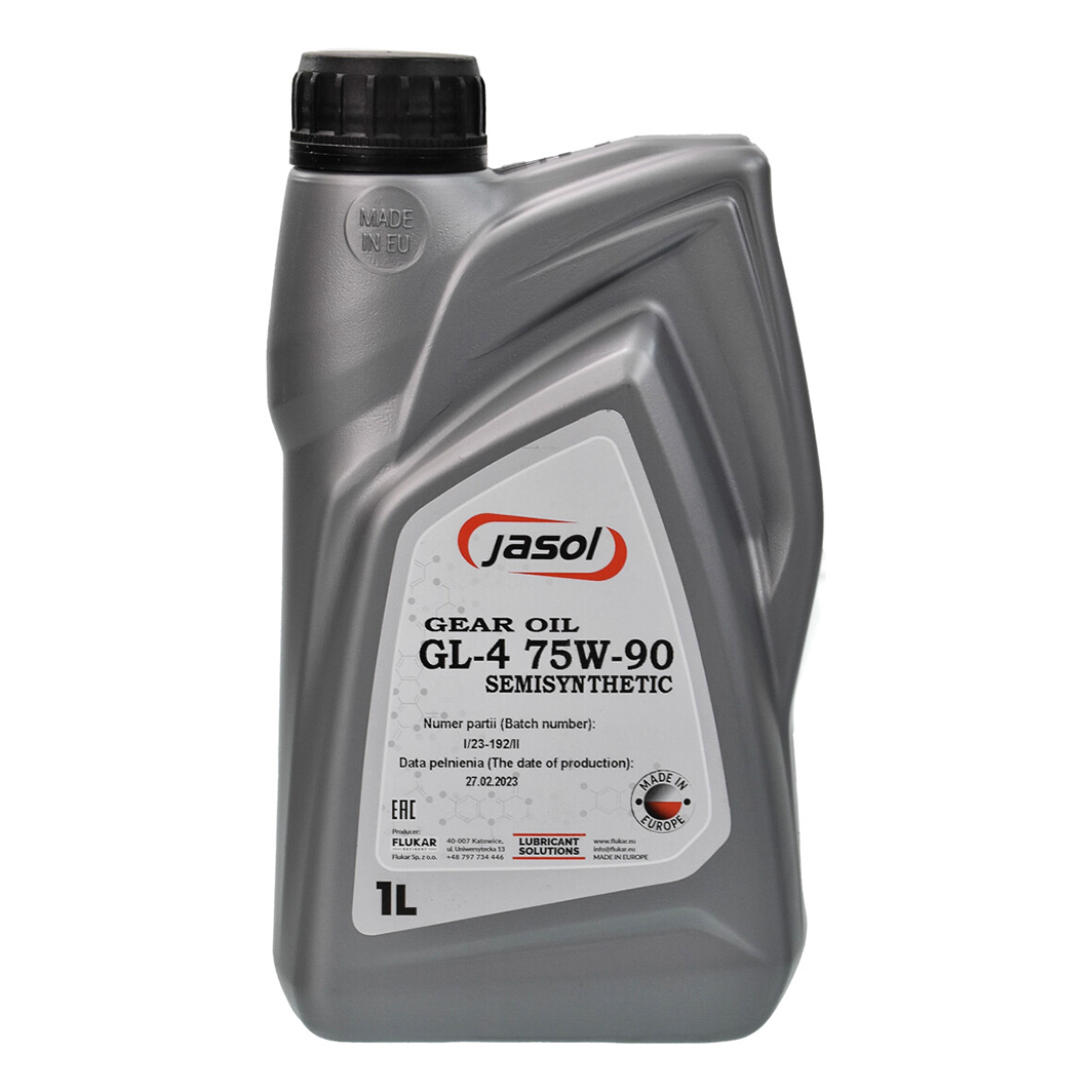 Трансмиссионное масло JASOL GL-4 75W-90 1 л JASGL475W901L - zapix