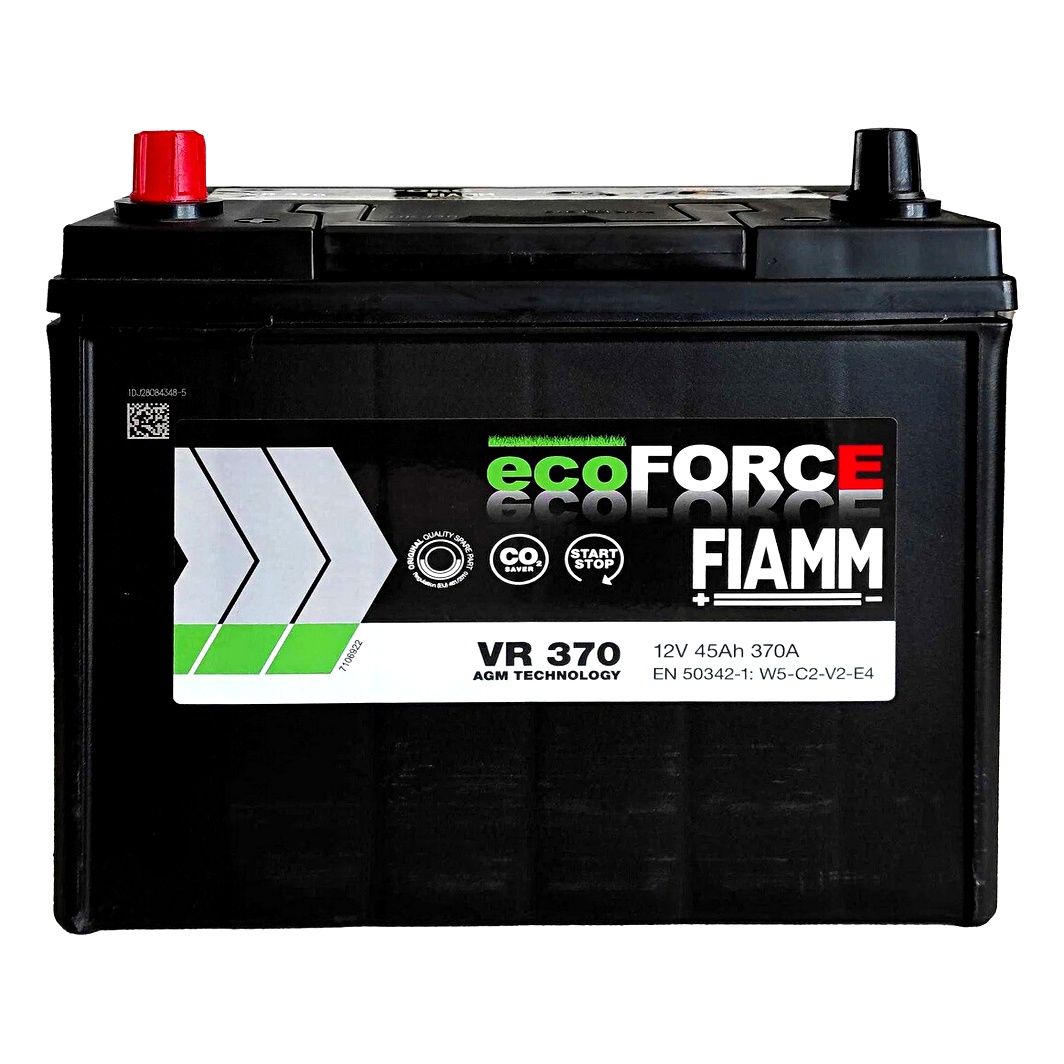 Акумулятор FIAMM Ecoforce AGM 12V 45Ah 370A L+ 7906400 - zapix