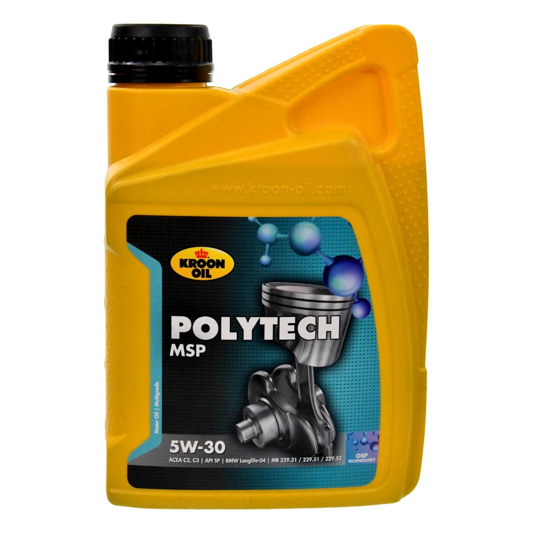 Моторное масло KROON OIL PolyTech MSP 5W-30 1 л (37399) - zapix