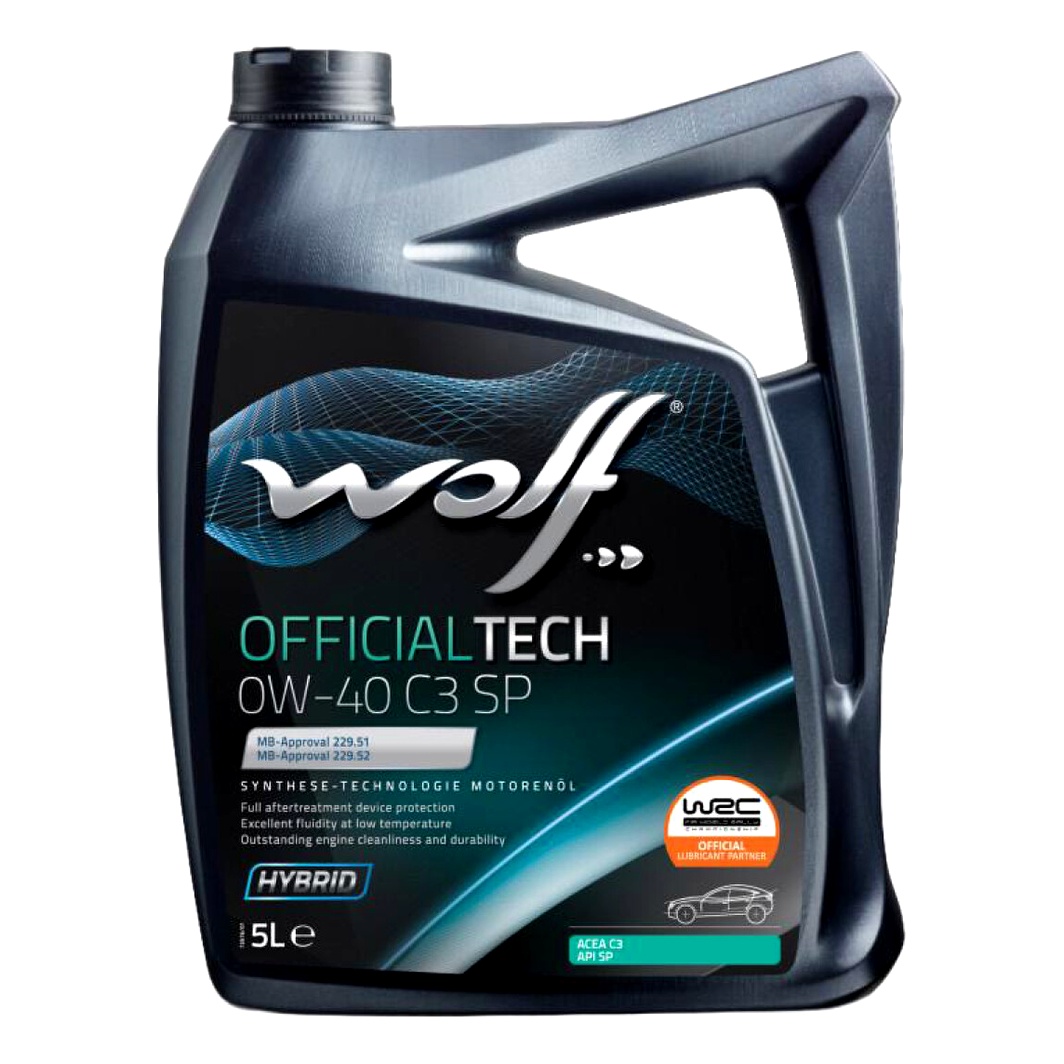 Моторна олива WOLF Officialtech C3 SP 0W-40 5 л (1052036) - zapix