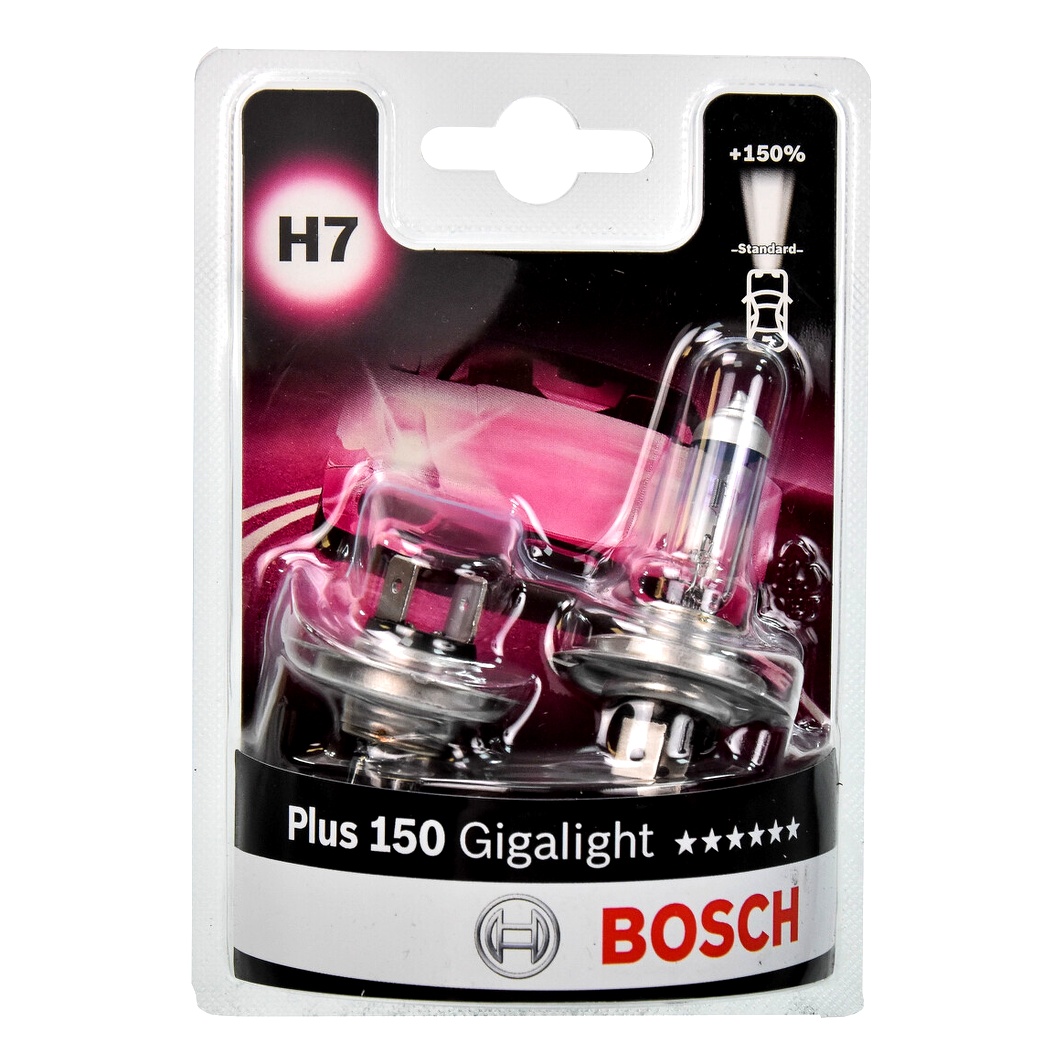 Автолампа галогенова BOSCH Gigalight Plus 150 H7 PX26d 55W 12V 1987301431 - zapix