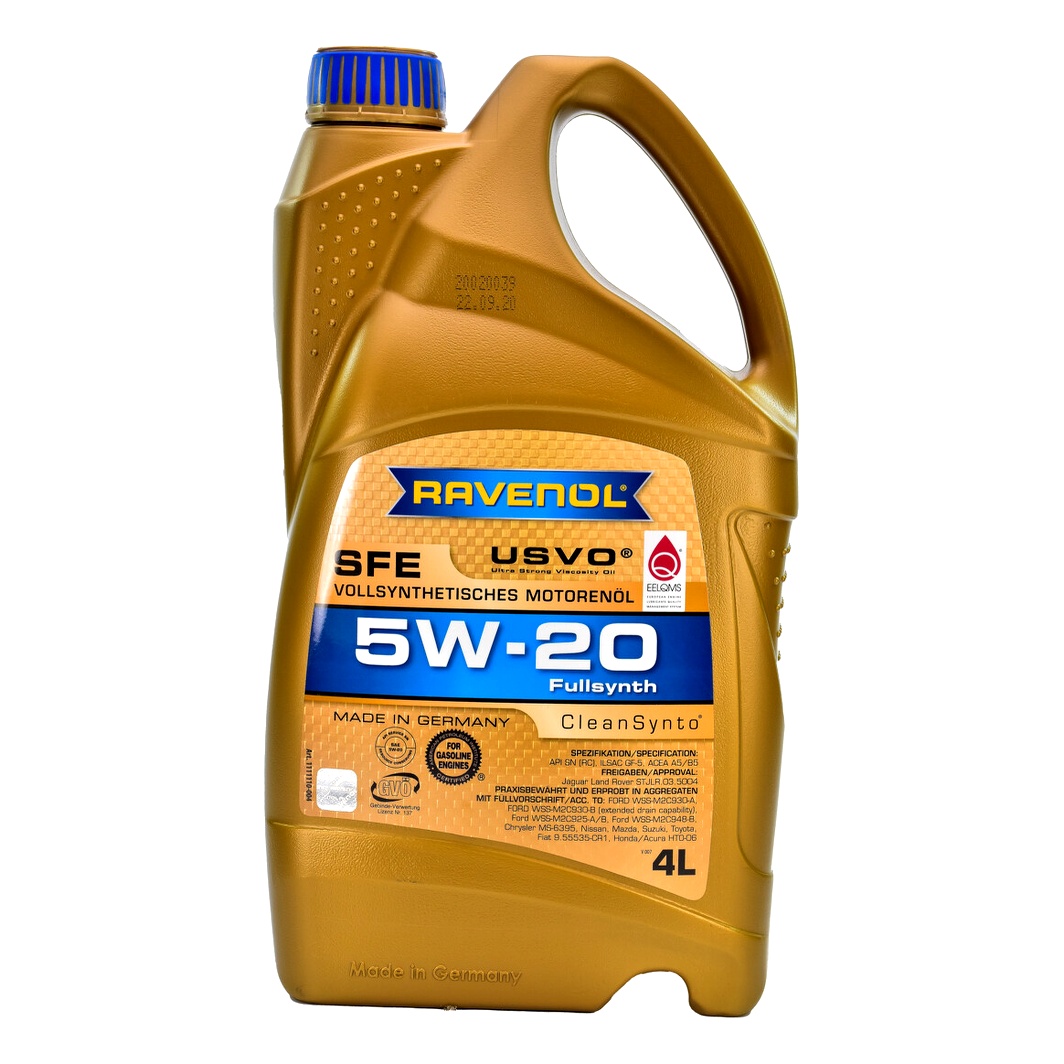 Моторное масло RAVENOL SFE 5W-20 4 л (11111104) - zapix