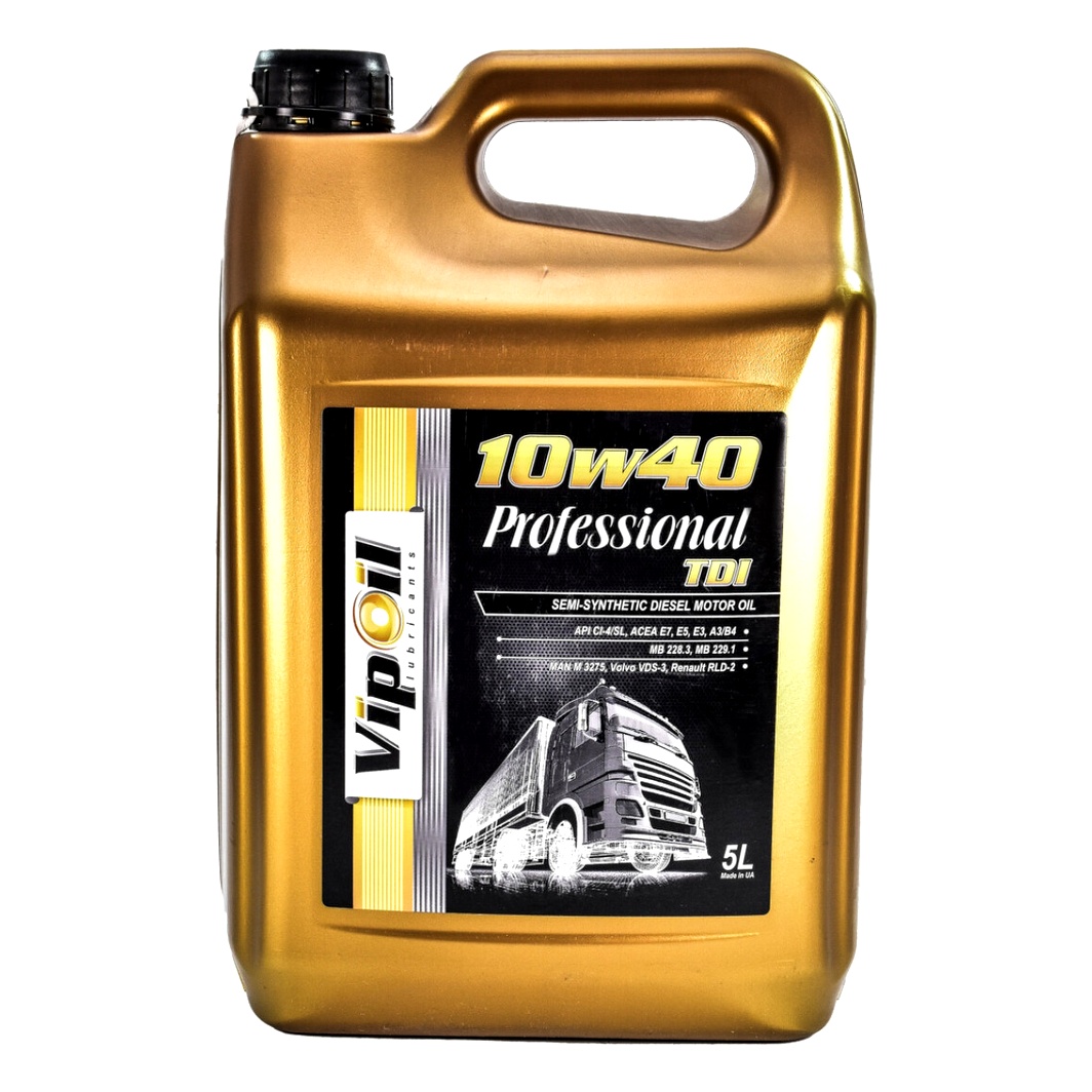 Моторное масло VIPOIL Professional TDI 10W-40 5 л (162839) - zapix