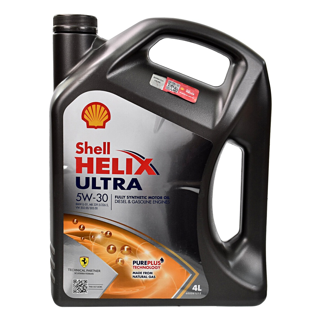 Моторна олива SHELL Helix Ultra 5W-30 4 л (550040623) - zapix