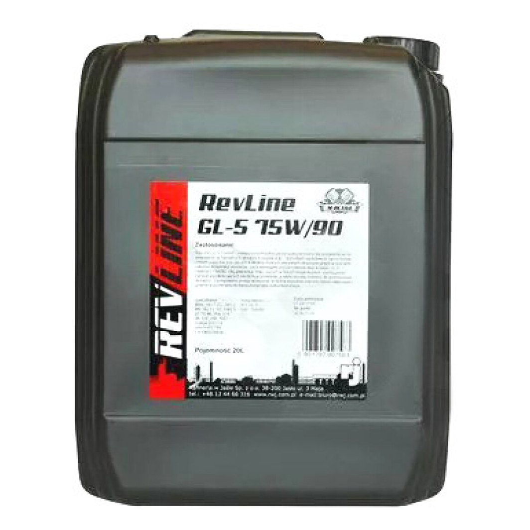 Трансмісійна олива REVLINE Gear Oil GL-5 75W-90 20 л REVSEMGL575W9020L - zapix