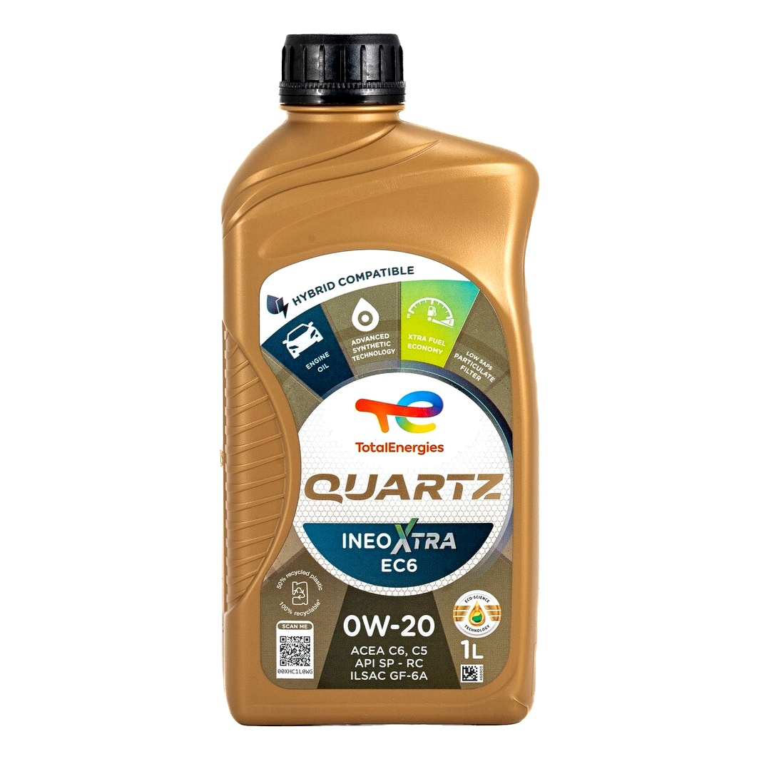 Моторное масло TOTAL Quartz Ineo Xtra EC6 0W-20 1 л (0W20QIXEC61L) - zapix