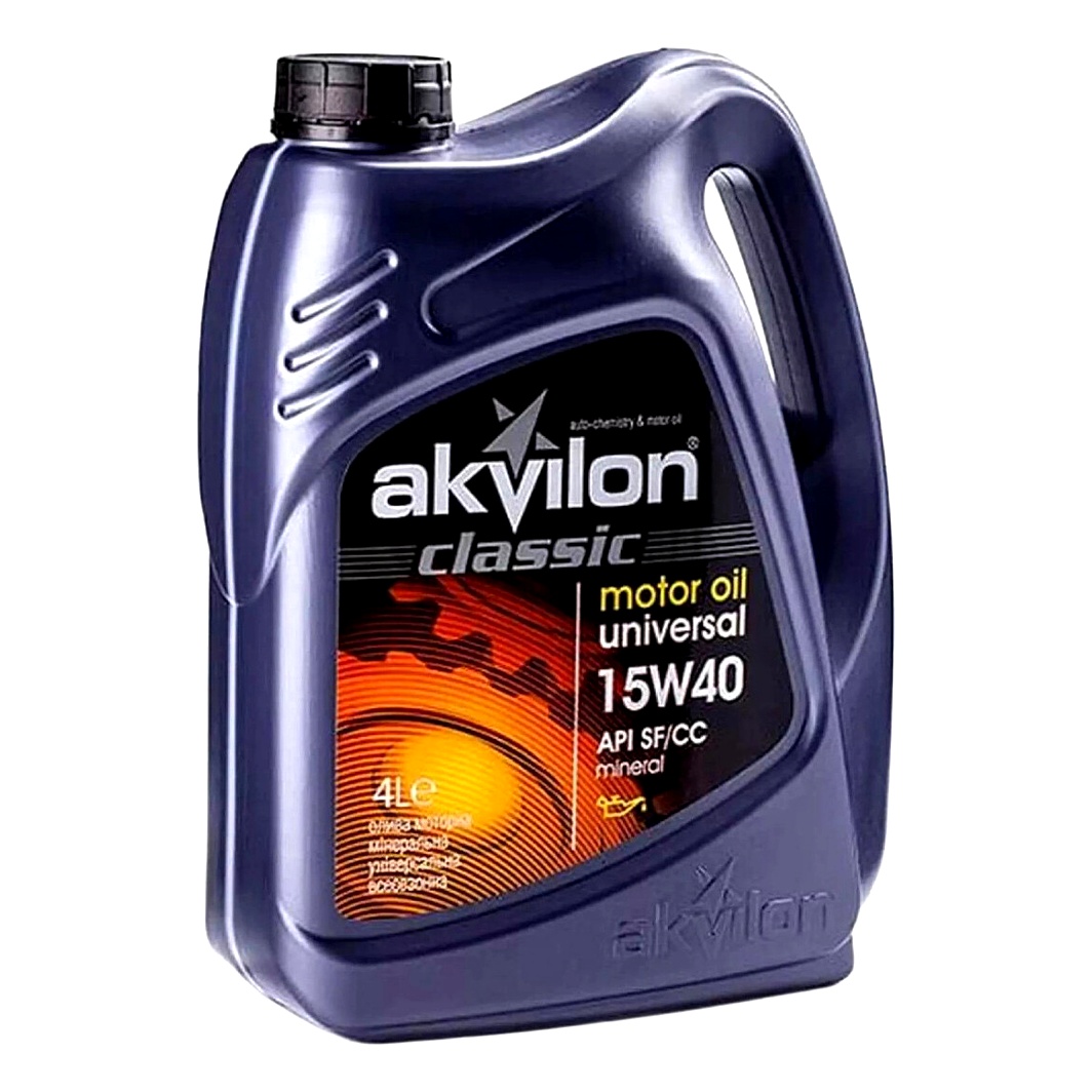 Моторна олива AKVILON Classic 15W-40 4 л (D8BE03) - zapix