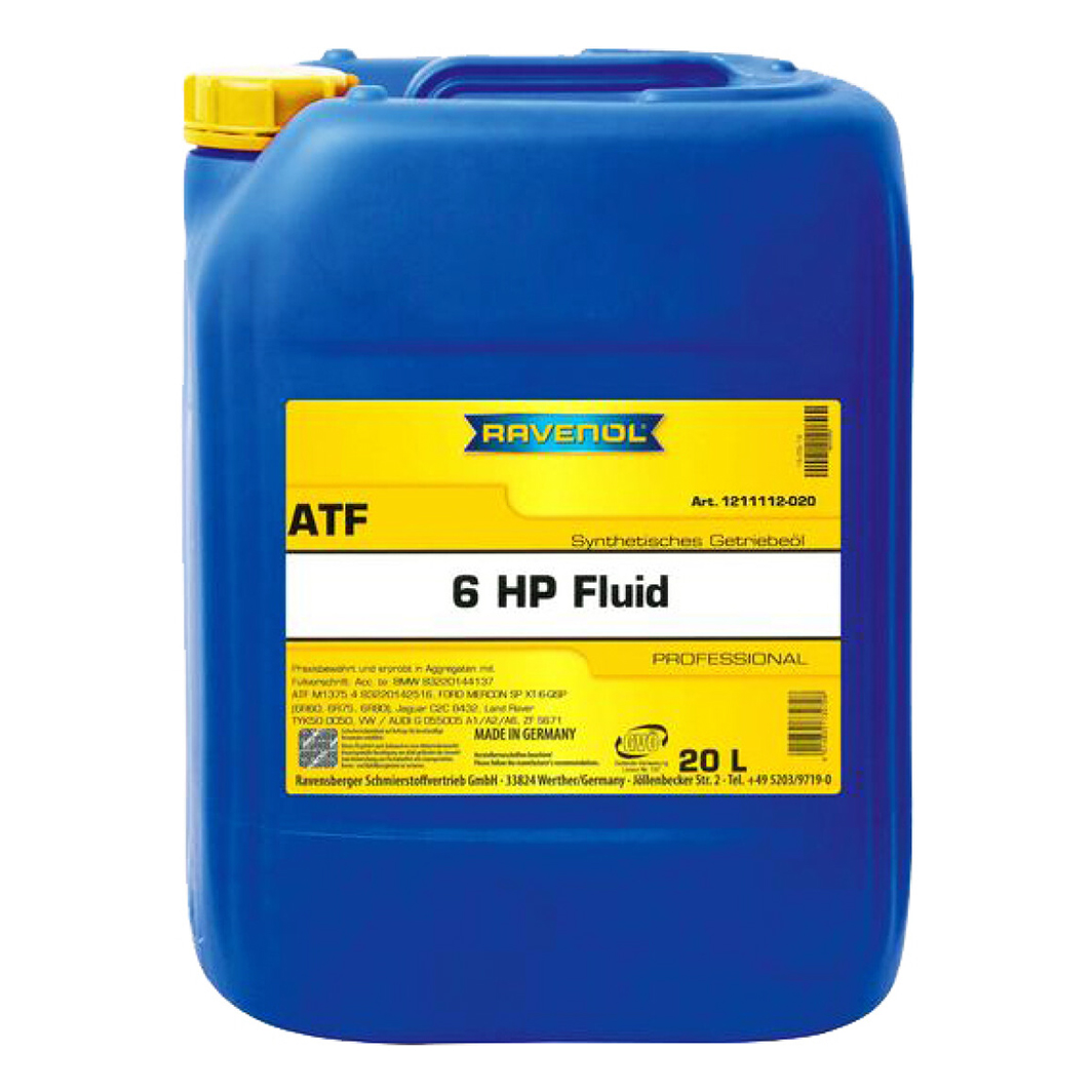 Трансмісійна олива RAVENOL ATF 6HP Fluid 20 л 1211112020 - zapix