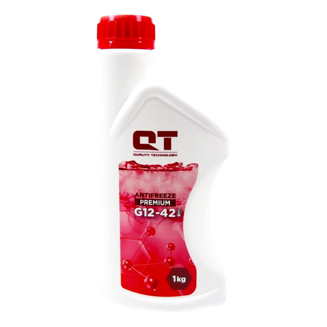 Готовий антифриз QT Premium червоний G12 -42 °C 1 л (QT511421) - zapix