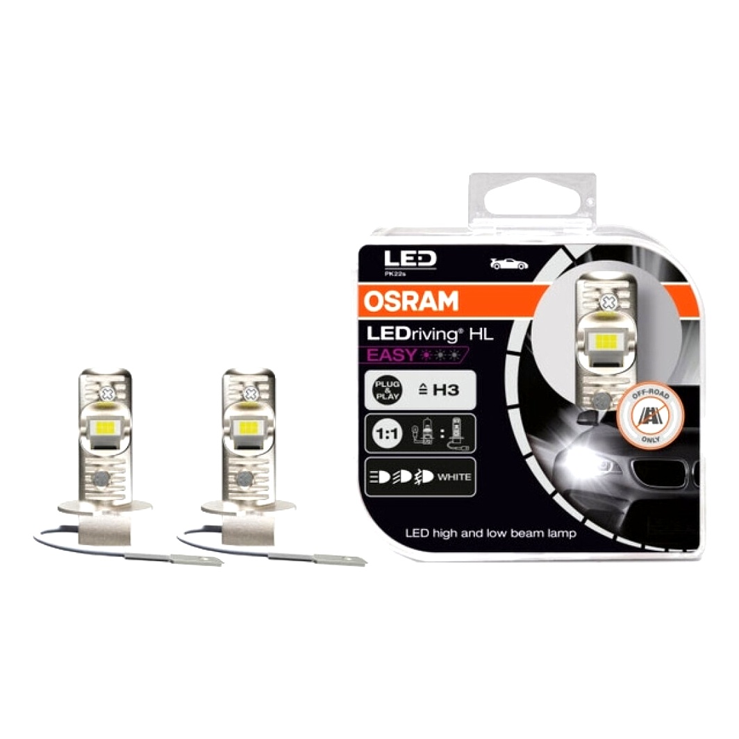 Автолампа LED (світлодіодна) OSRAM H3 PK22s 12V 64151DWESYHCB - zapix