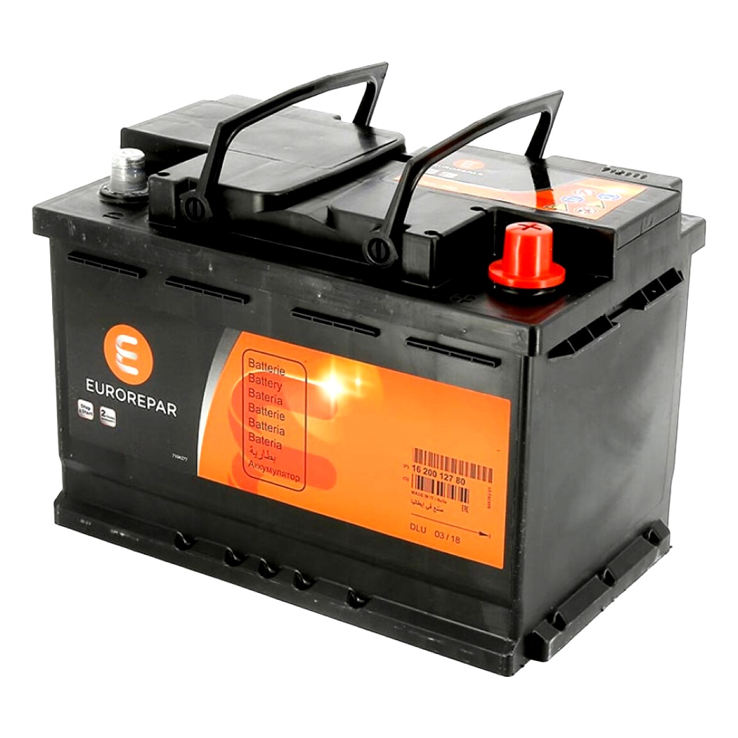 Акумулятор EUROREPAR 12V 70Ah 640A R+ 1609232380 - zapix