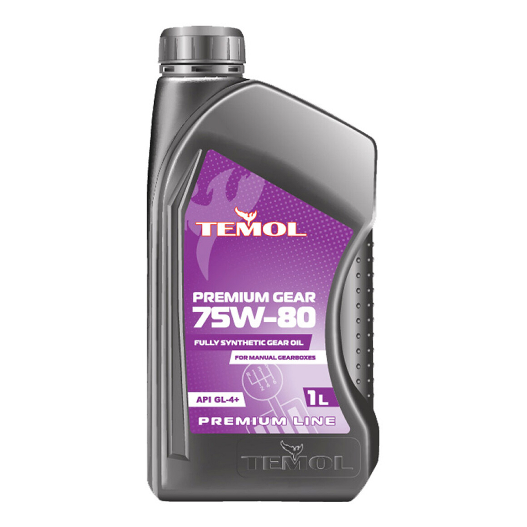 Трансмиссионное масло TEMOL Premium Gear GL-4 75W-80 1 л TPG75W801L - zapix