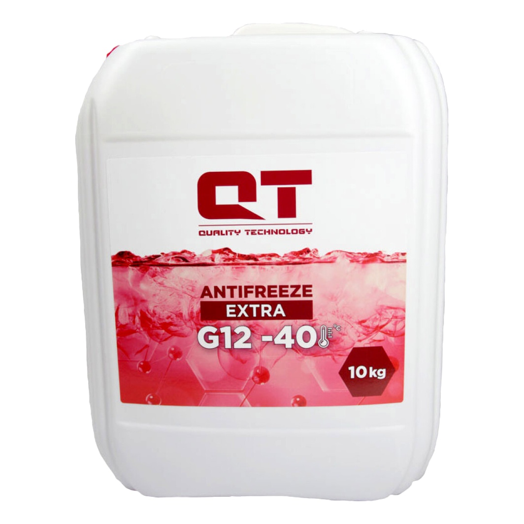 Готовий антифриз QT Extra червоний G12 -40 °C 10 л (QT5414010) - zapix
