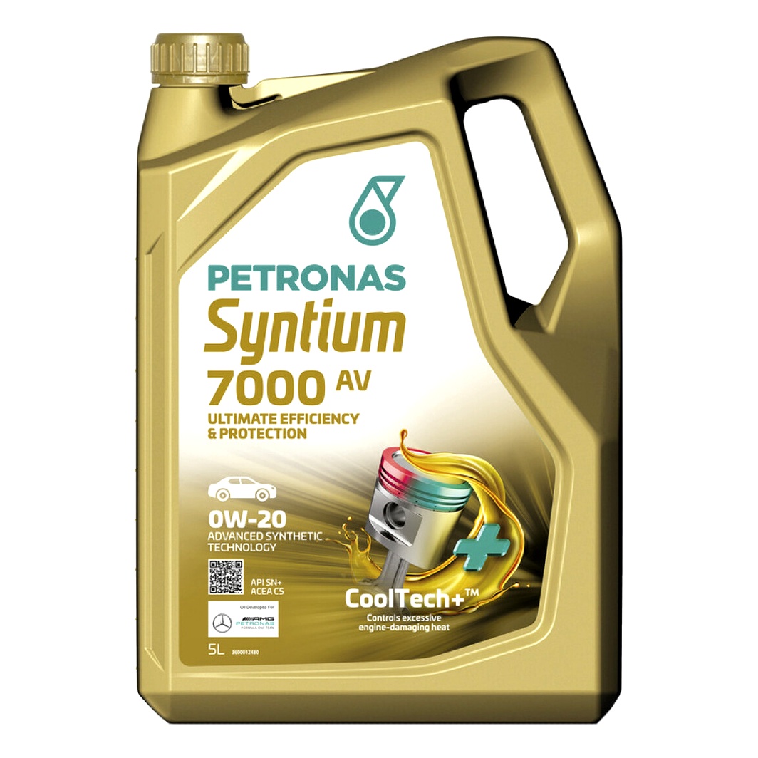 Моторна олива PETRONAS Syntium 7000 AV 0W-20 5 л (70410M12EU) - zapix