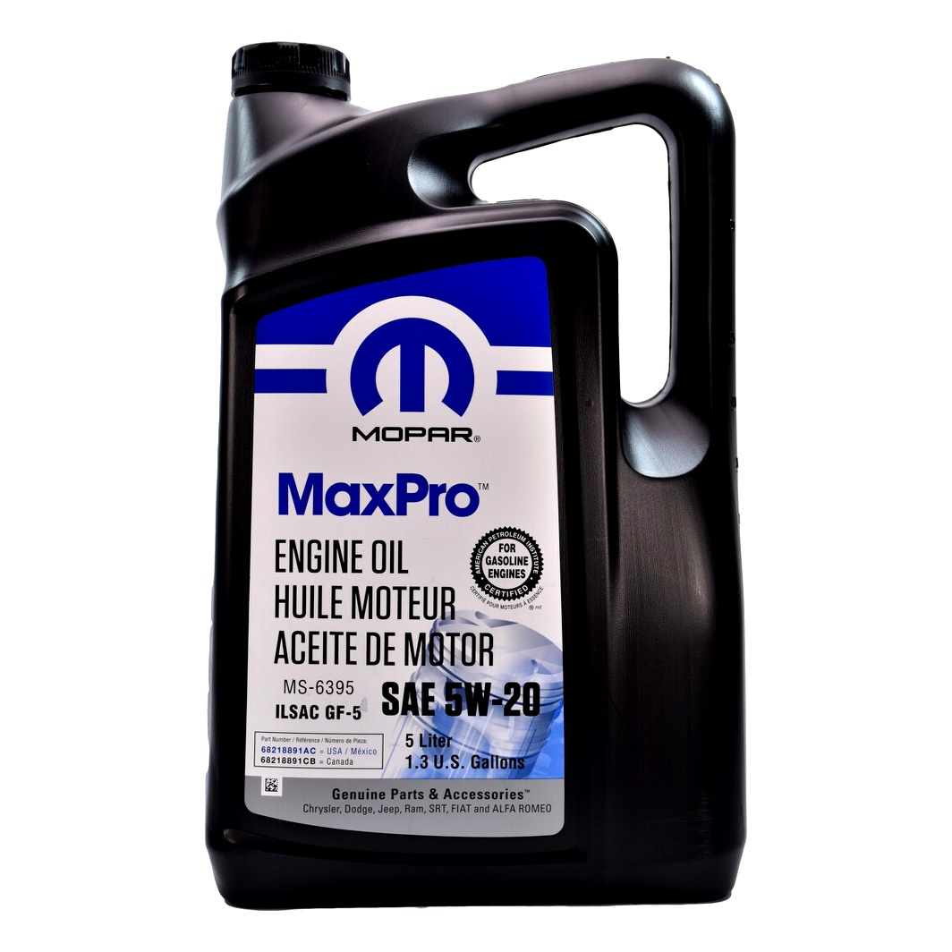 Моторное масло MOPAR MaxPro 5W-20 5 л (68218891AB) - zapix