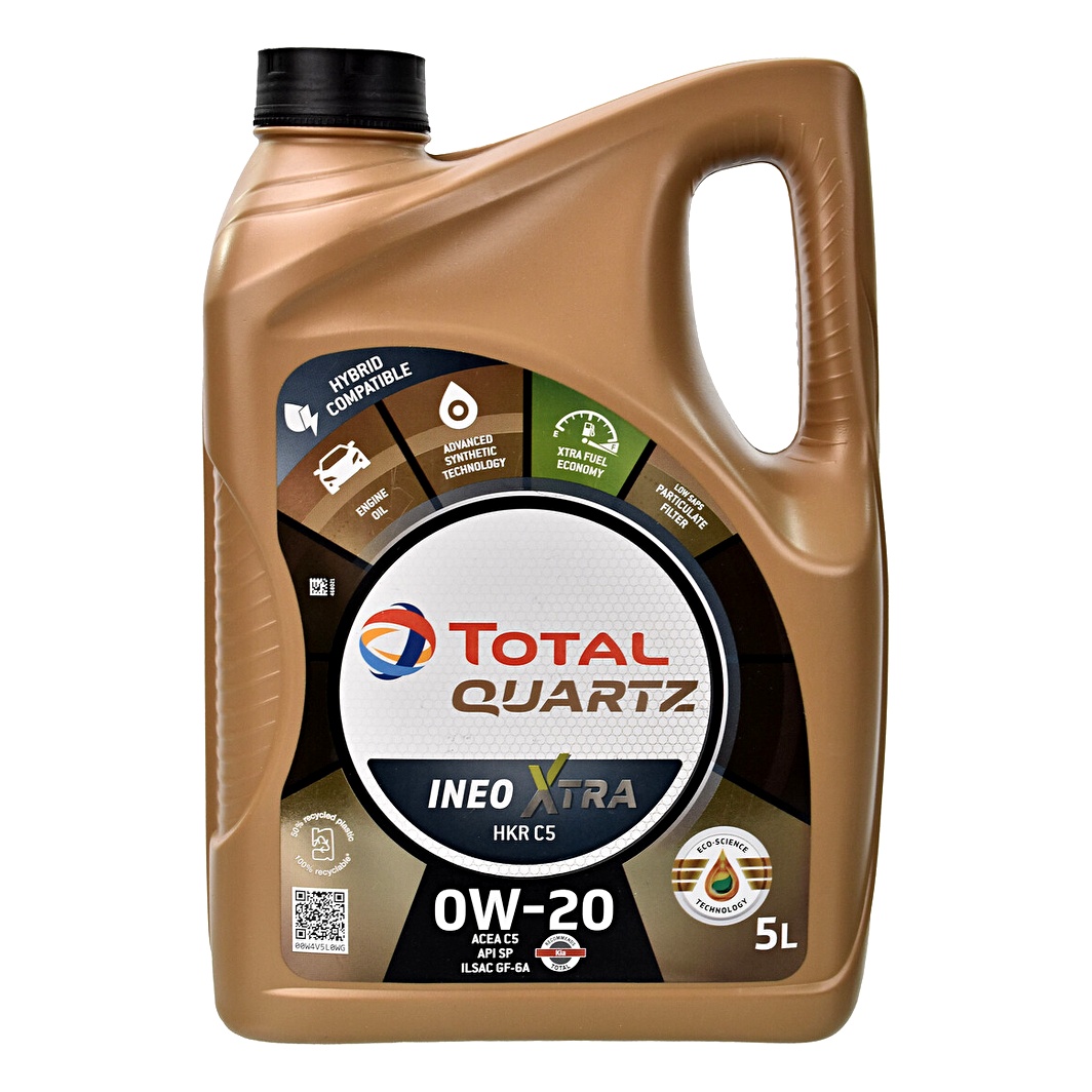 Моторна олива TOTAL Quartz Ineo Xtra HKR C5 0W-20 5 л (0W20QIXHKRC55L) - zapix