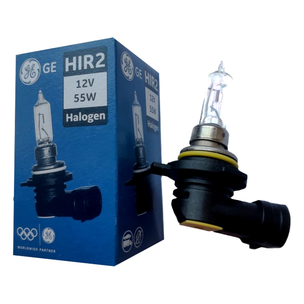 Автолампа галогенова GENERAL ELECTRIC HIR2 PX22d 55W 12V прозора 54430 - zapix