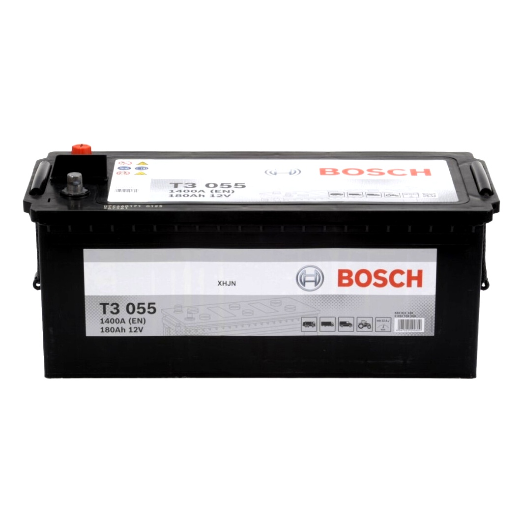 Акумулятор BOSCH T3 12V 180Ah 1400A L+ 0092T30550 - zapix