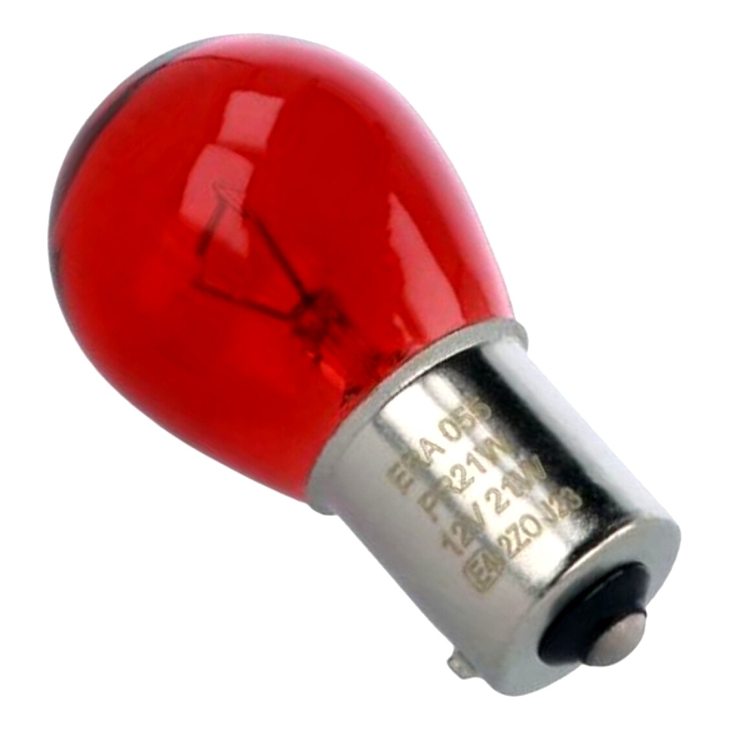 Автолампа накала ERA Standard PR21W BAW15s 21W 12V красная E055SD10C - zapix
