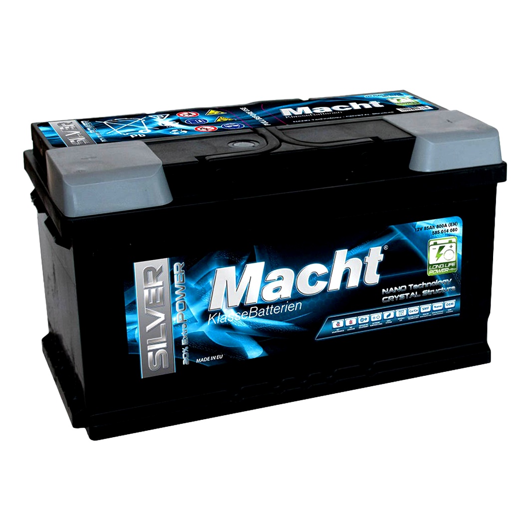 Акумулятор MACHT Silver 12V 85Ah 800A R+ 25876 - zapix