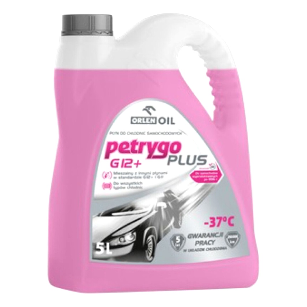 Концентрат антифризу ORLEN Petrygo Plus рожевий G12+ 5 л (QFP056B50) - zapix