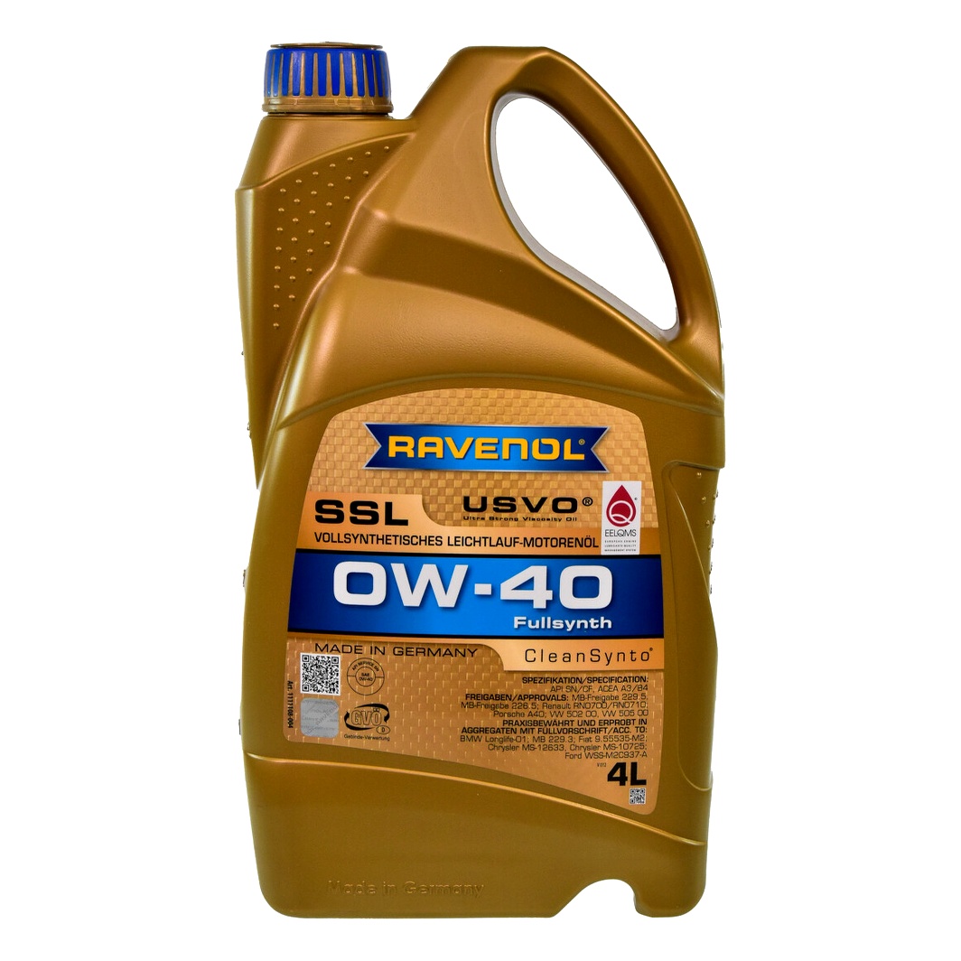 Моторна олива RAVENOL SSL 0W-40 4 л (11111084) - zapix