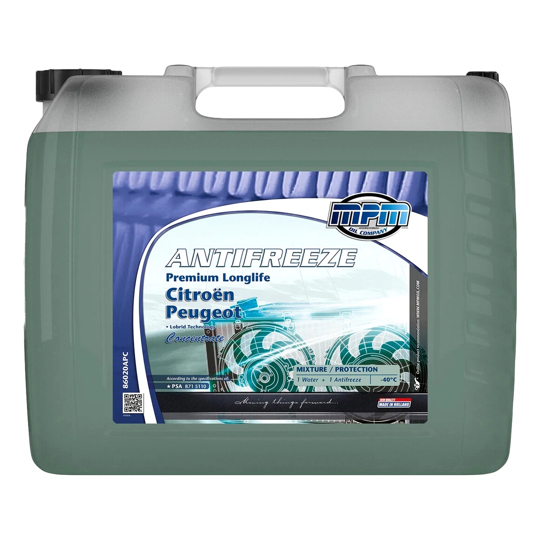 Концентрат антифризу MPM Premium Longlife Citroen/Peugeot синій 20 л (86020APC) - zapix
