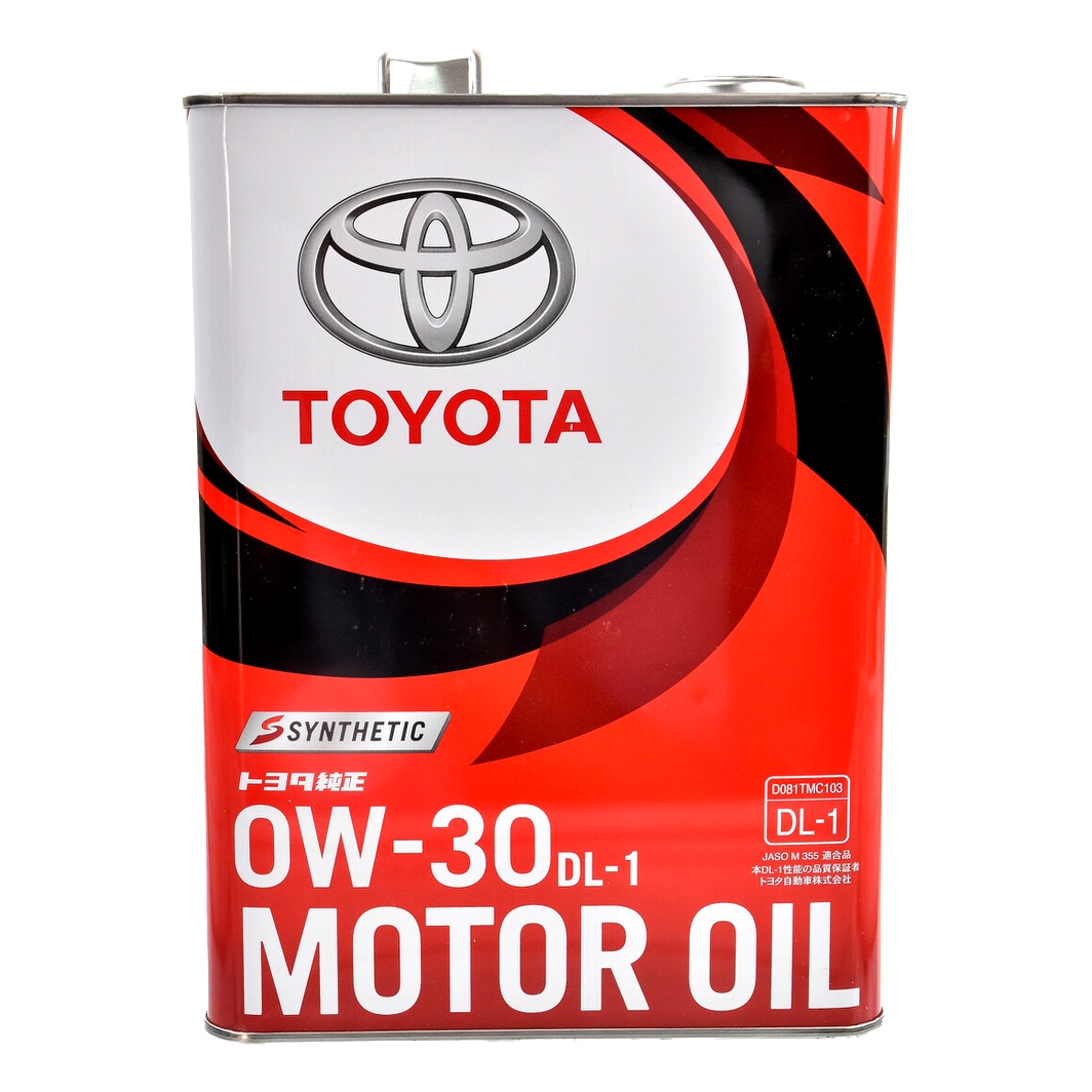Моторна олива TOYOTA / LEXUS DL-1 0W-30 4 л (0888302905) - zapix