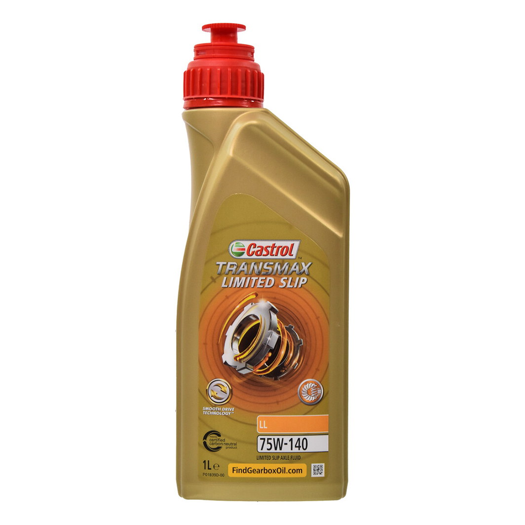 Трансмиссионное масло CASTROL Transmax Limited Slip LL GL-5 75W-140 1 л EBSYNLS712X1L - zapix