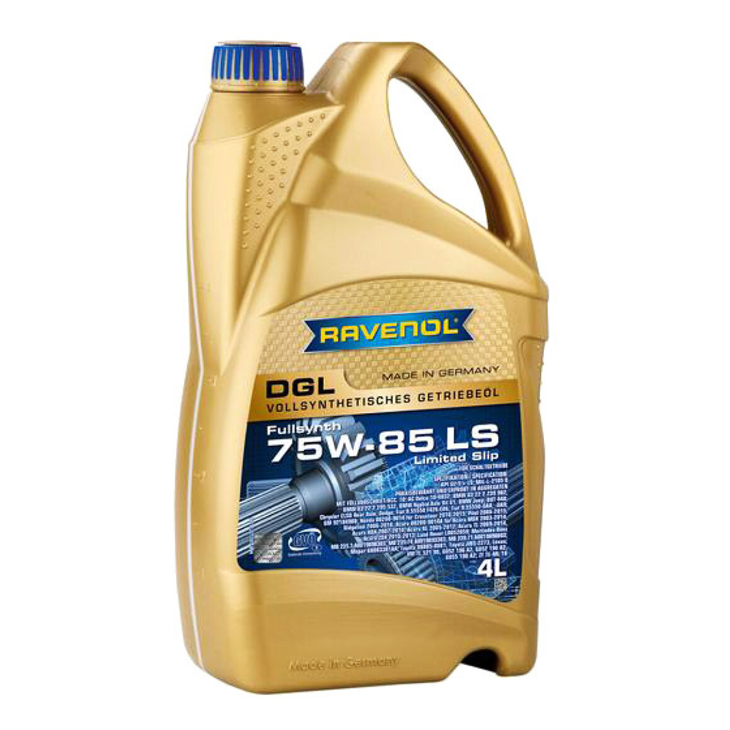 Трансмиссионное масло RAVENOL DGL GL-5 LS 75W-85 4 л 1221107004 - zapix