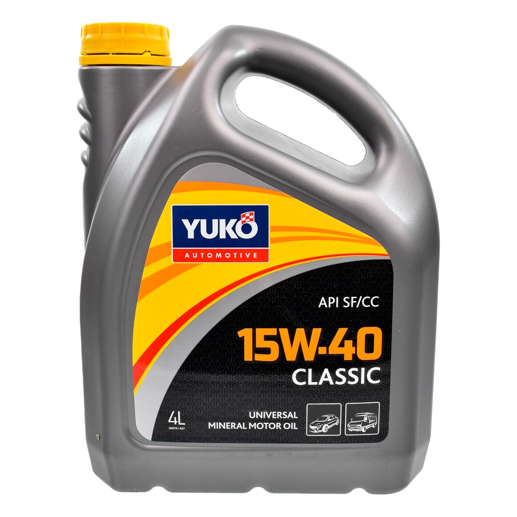Моторна олива YUKO Classic 15W-40 4 л (482007024005) - zapix