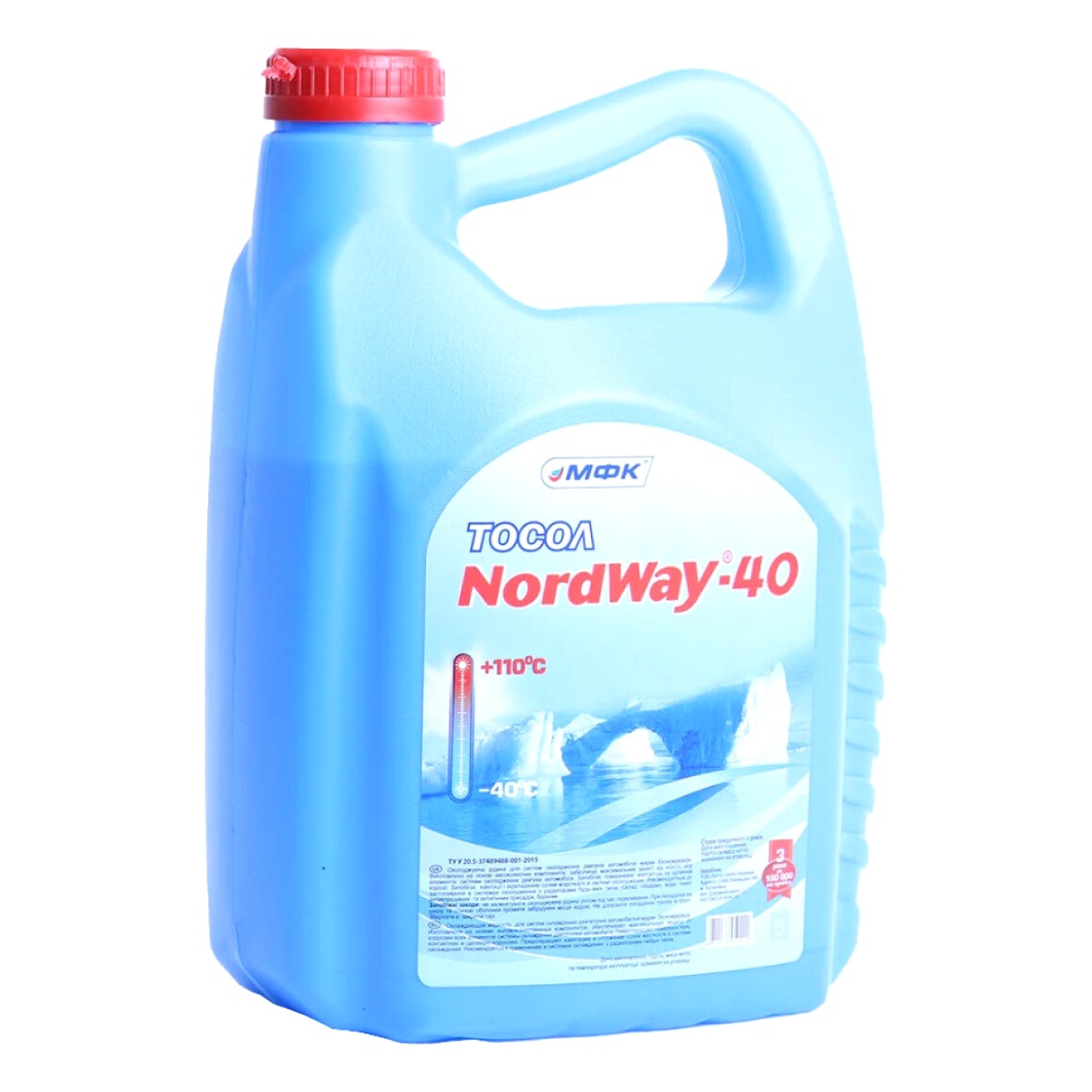 Тосол МФК NordWay синій -40 °C 4.5 л (15156) - zapix